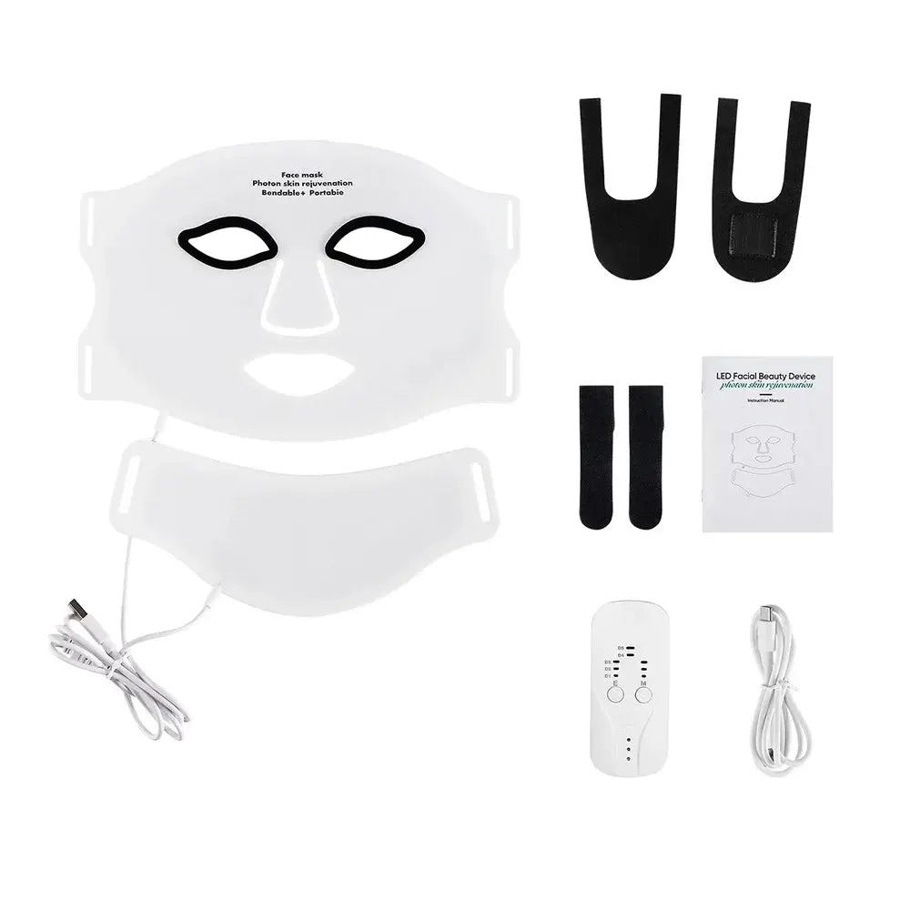 Le Secret des Célébrités : Masque de Photothérapie 7-en-1 en Silicone Souple – L'Éclat Professionnel à Domicile Ma boutique