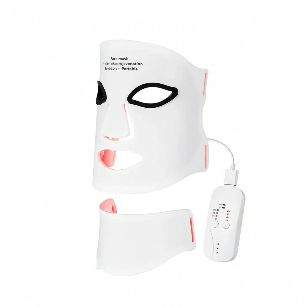 Le Secret des Célébrités : Masque de Photothérapie 7-en-1 en Silicone Souple – L'Éclat Professionnel à Domicile Ma boutique